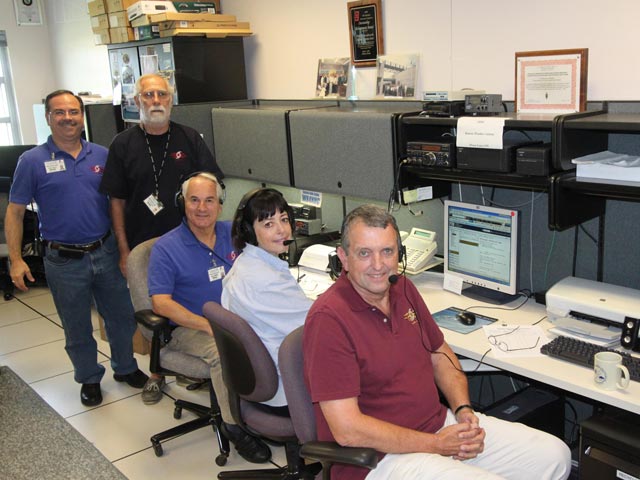 WX4NHC Ham Operators in Action including NHC Director KB5FYA-Bill Read Amateur Operators at WX4NHC including Director of the National Hurricane Center KB5FVA-Bill Read